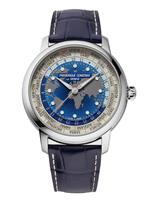Montre Frederique Constant Homme Manufacture Classic Worldtimer in Acier FC-719BLW3H6
